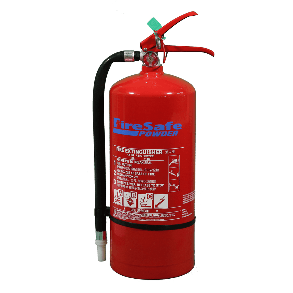 Firesafe 4.5KG ABC 乾粉滅火筒 (EED 45)，產品圖片。