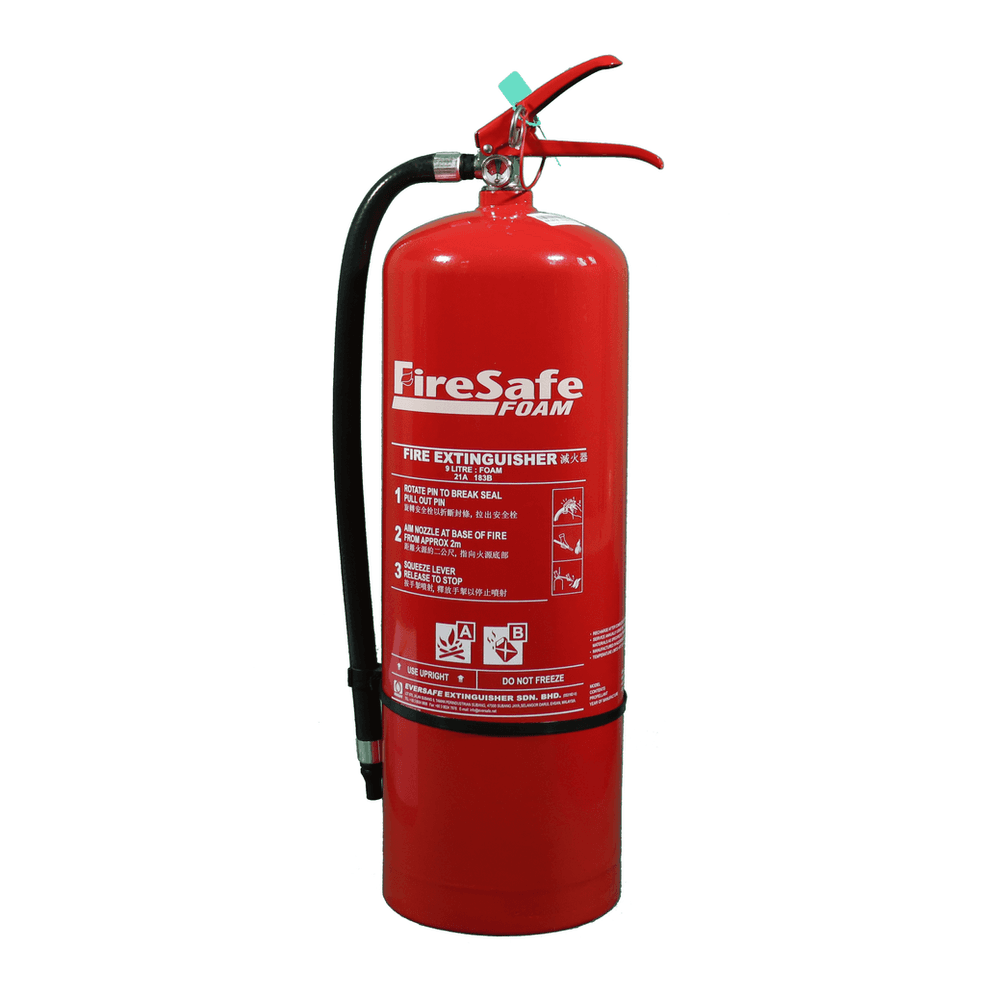 Firesafe 9L AFFF 泡沫滅火筒 (EEF 9s)，產品圖片。