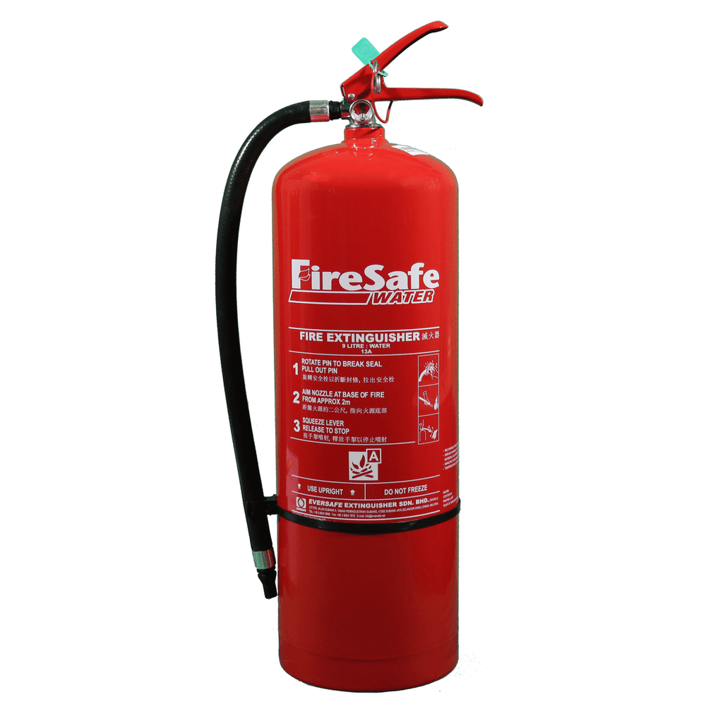 Firesafe 9L 水劑滅火筒 (EEW 9s)，產品圖片。